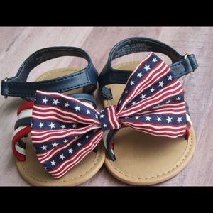 Handmade fabric bows.